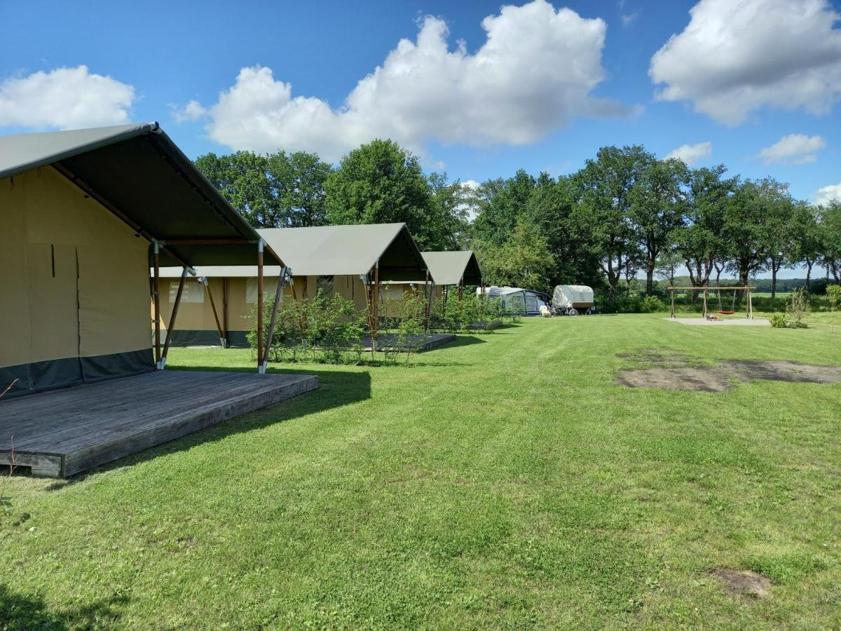 Comfort Safaritent 6 Pers En Mini Camping Zwiggelte Екстериор снимка